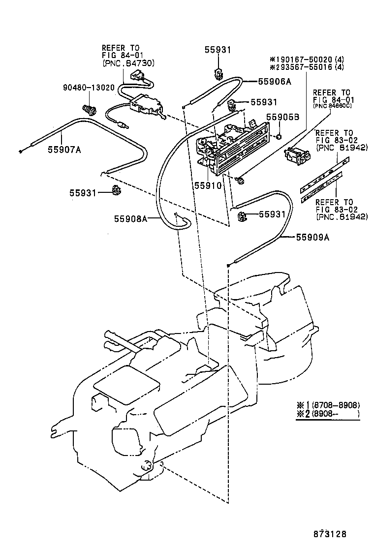 55844-12260 DUCT, HEATER TO REGISTER, NO.2 product image