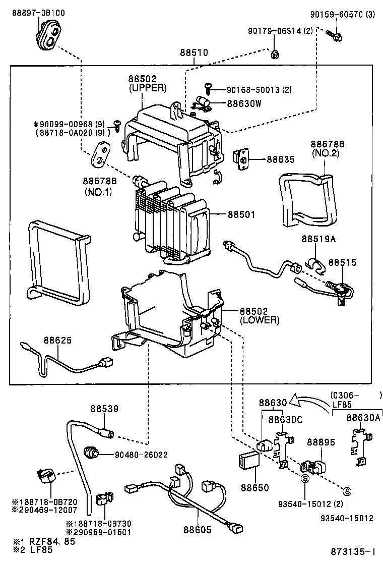 88515-0B010 VALVE, COOLER EXPANSION product image