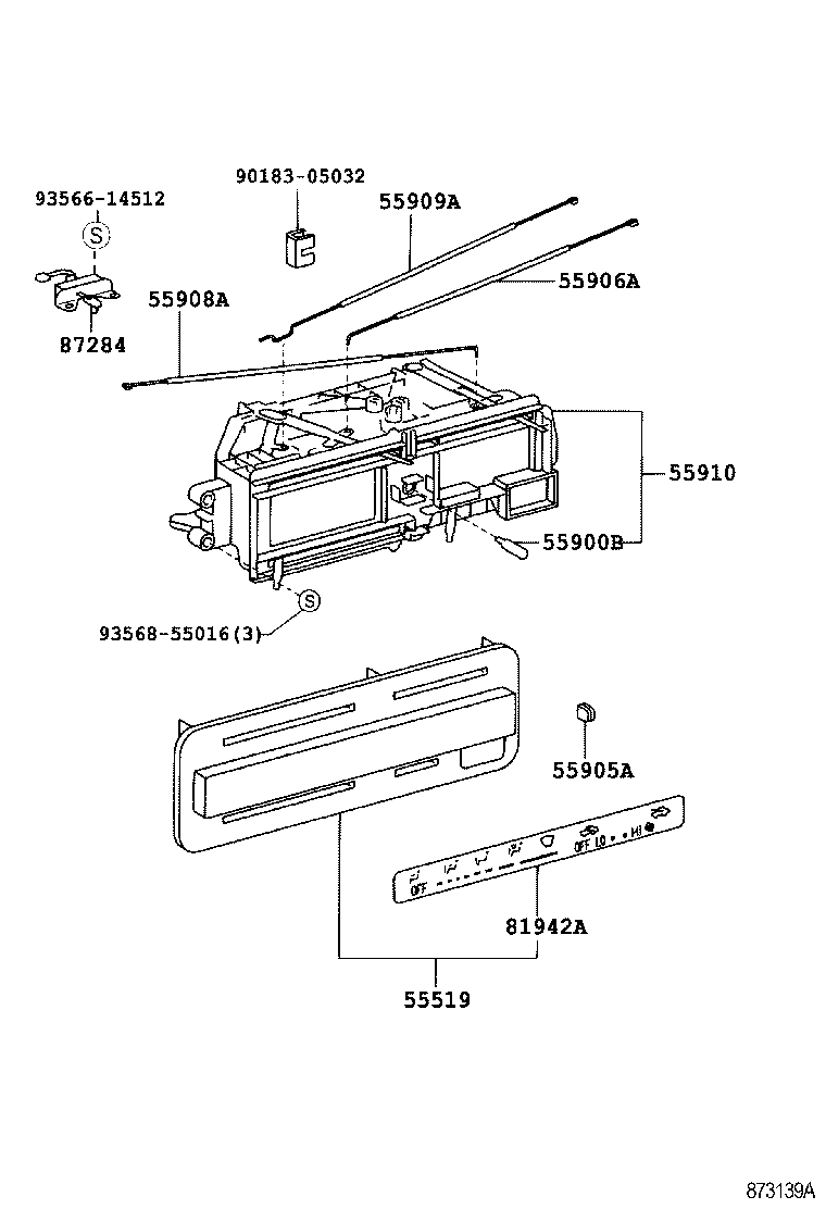 55844-28070 DUCT, HEATER TO REGISTER, NO.2 product image