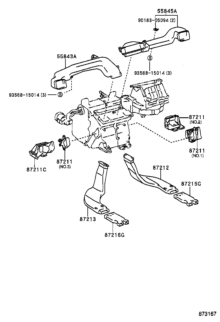 55902-53131 PANEL SUB-ASSY, AIR CONDITIONER product image