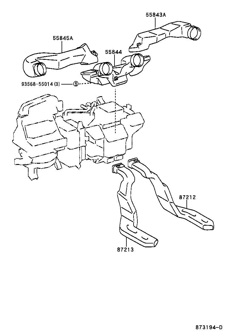 55901-52030 BASE SUB-ASSY, HEATER CONTROL product image