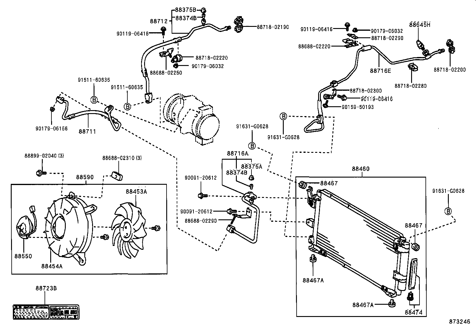 88453-02040 FAN, COOLING product image