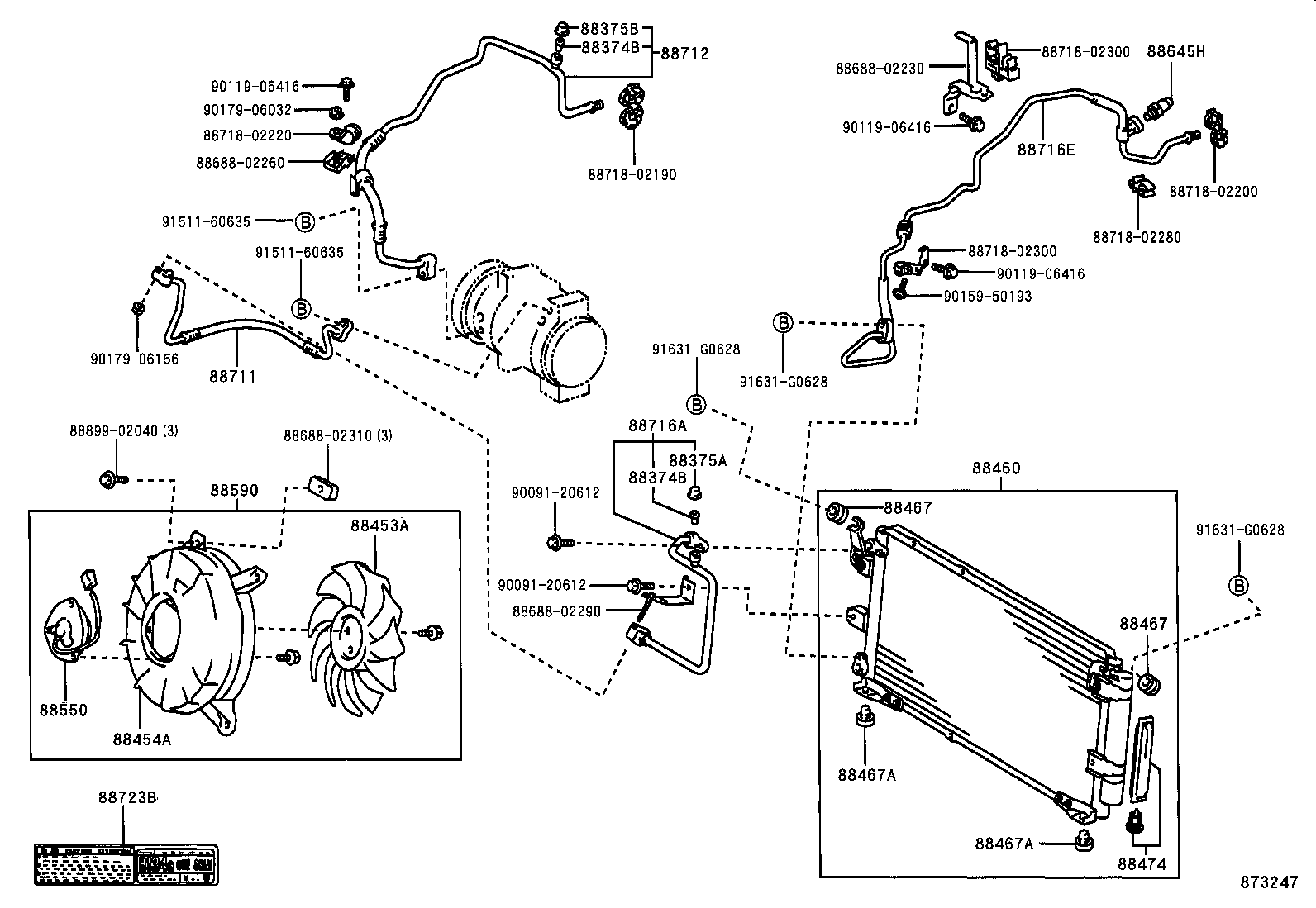 88453-02040 FAN, COOLING product image