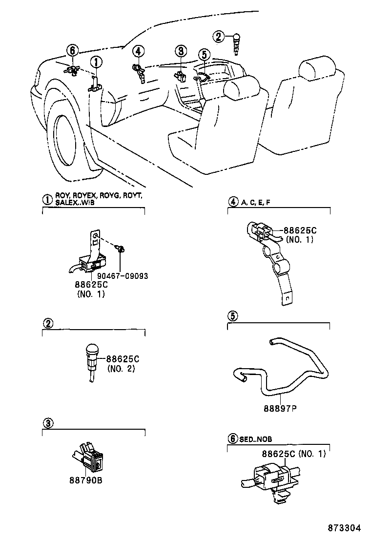 55844-30180 DUCT, HEATER TO REGISTER, NO.2 product image