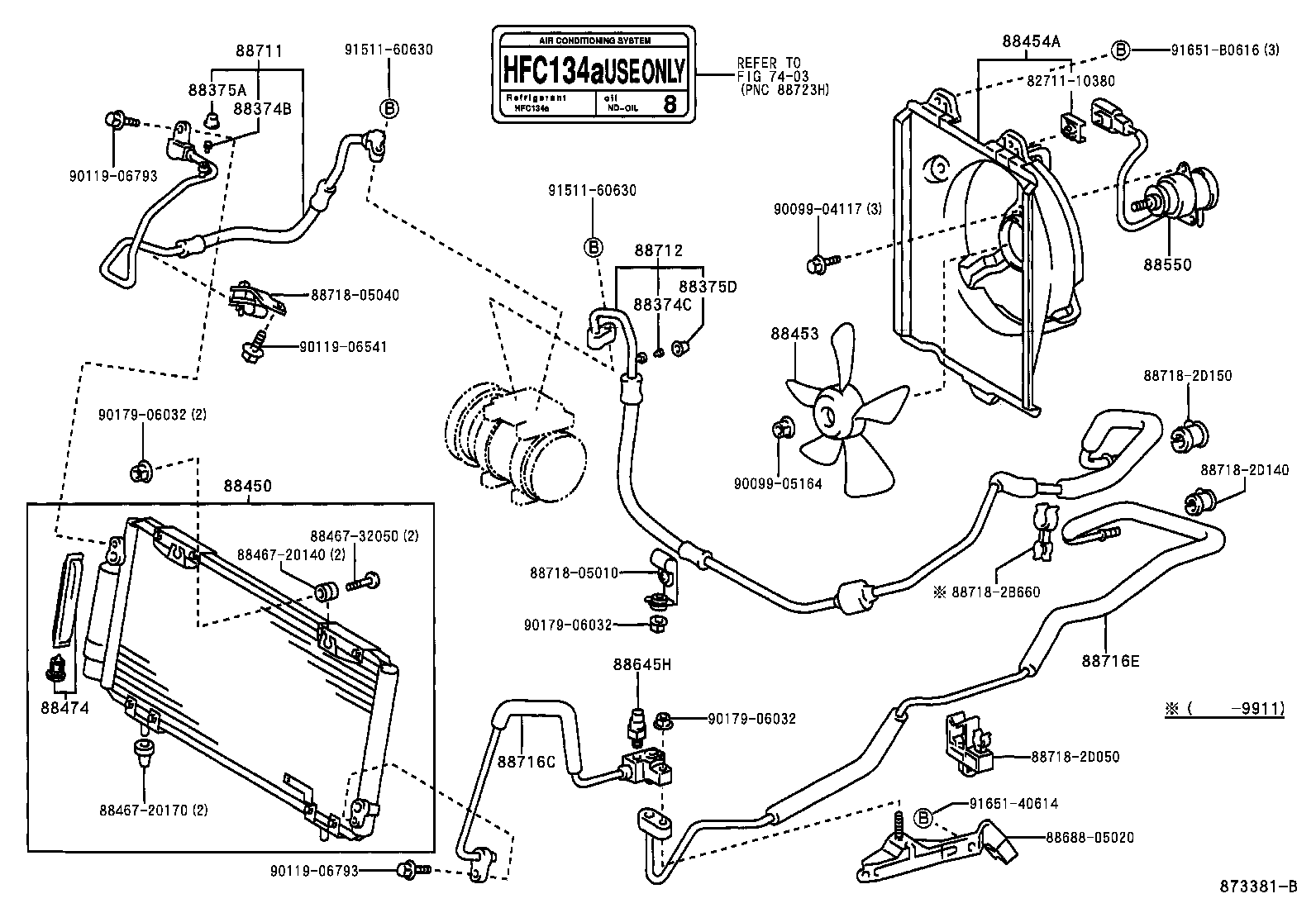 16363-27010 MOTOR ASSY, BLOWER (FOR CONDENSER) product image