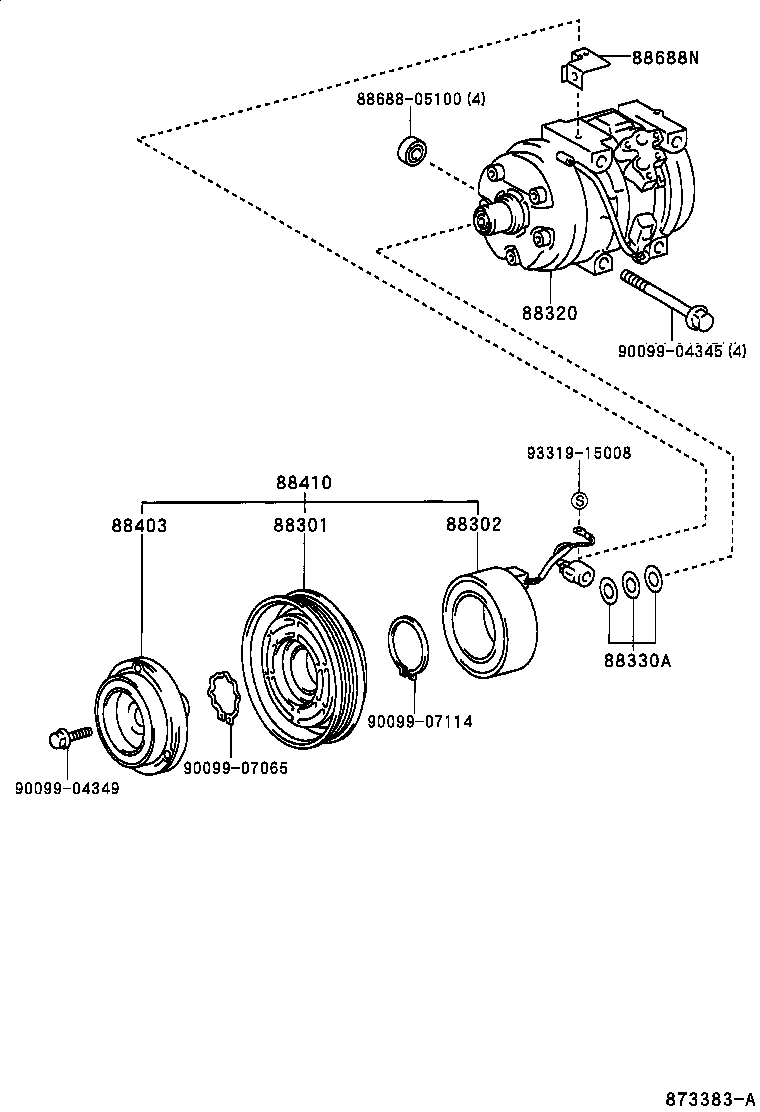 88688-2D770 BRACKET, COOLER product image