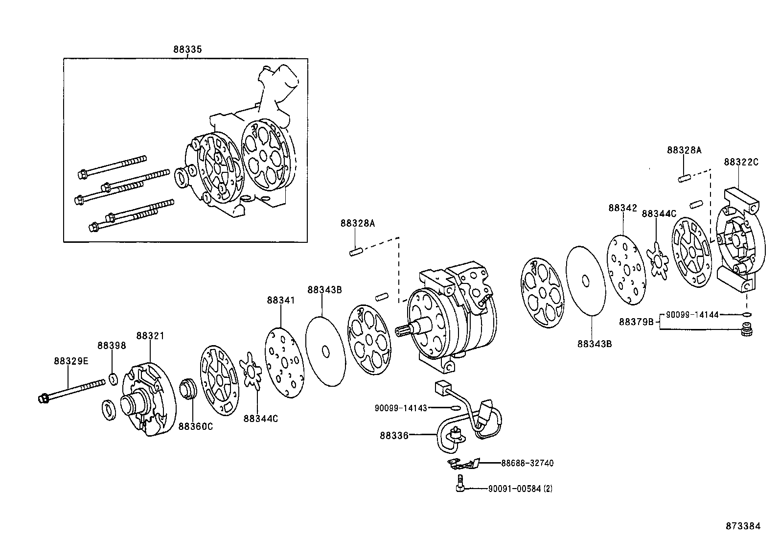 88688-2D770 BRACKET, COOLER product image