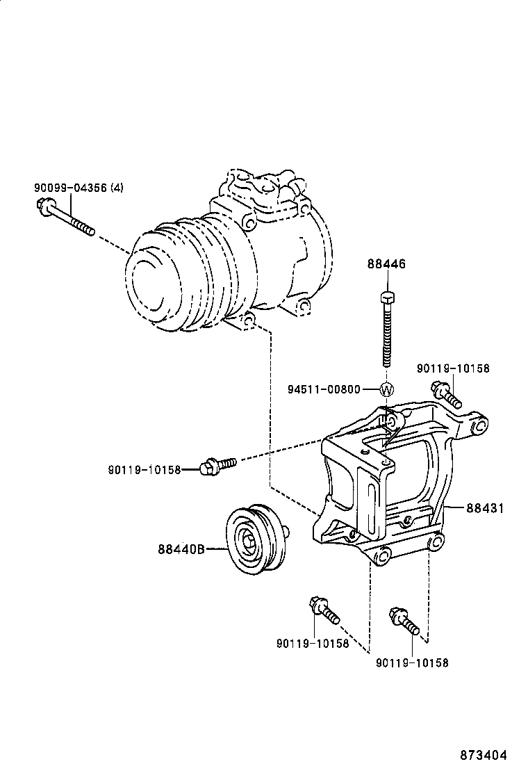 88320-22700 COMPRESSOR ASSY, COOLER product image