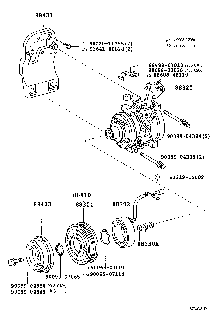 Toyota 88343-07010 REED, SUCTION VALVE