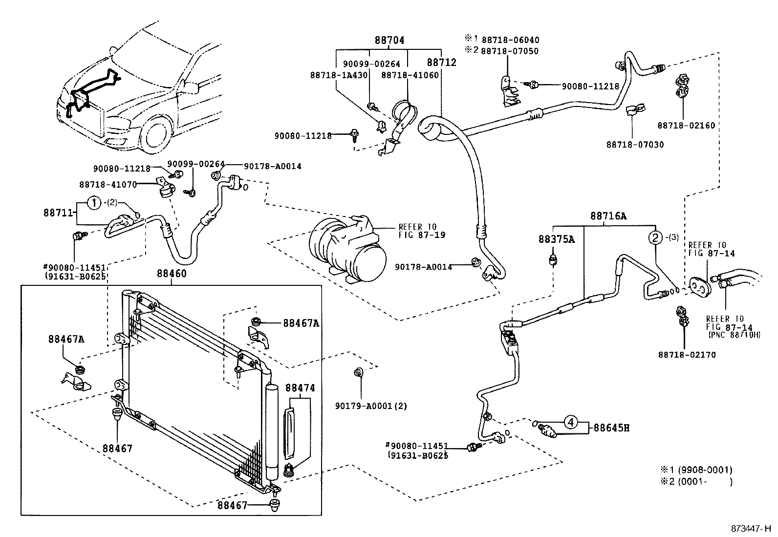 88460-07032 CONDENSER ASSY, COOLER product image