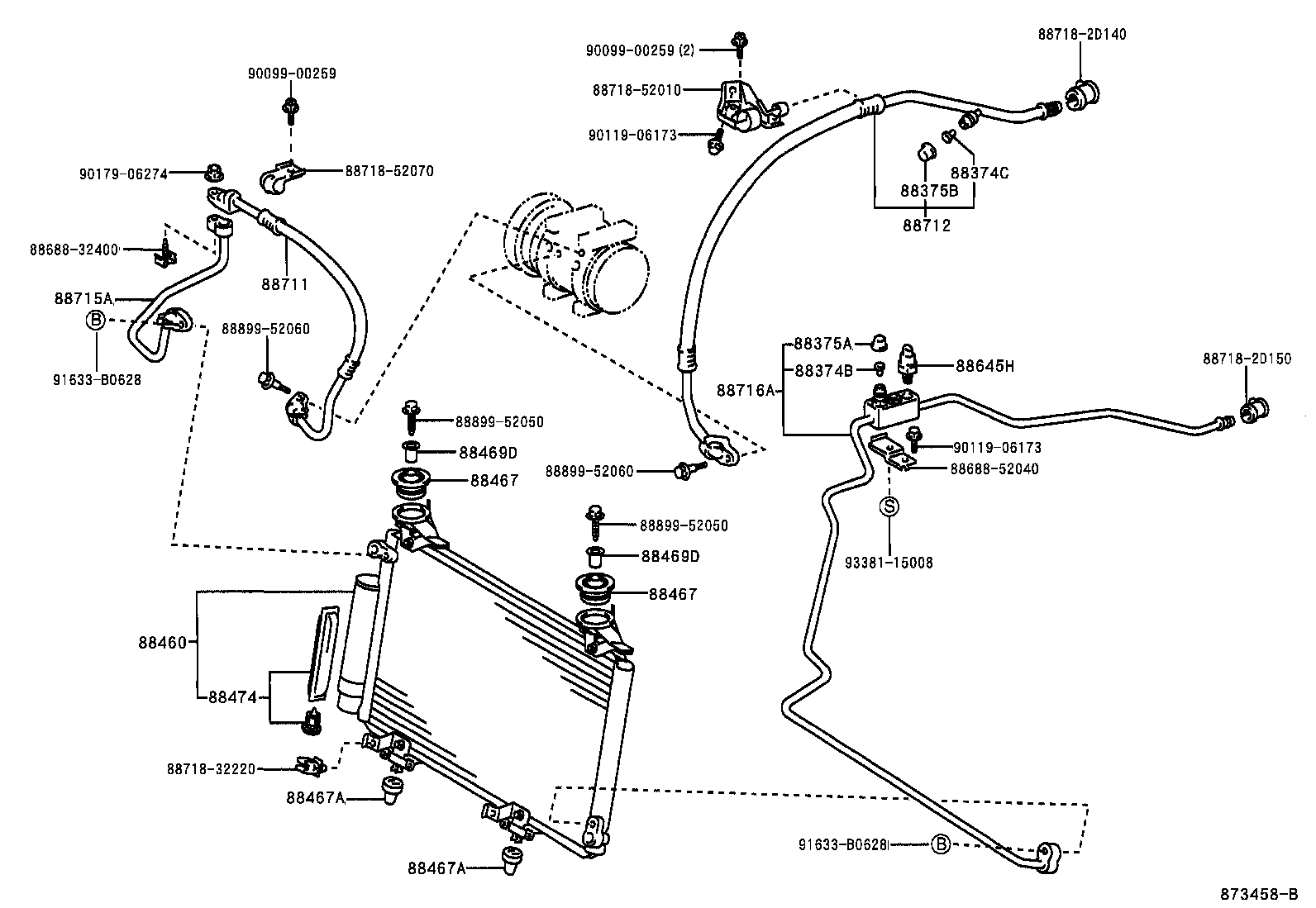 88460-52030 CONDENSER ASSY, COOLER product image