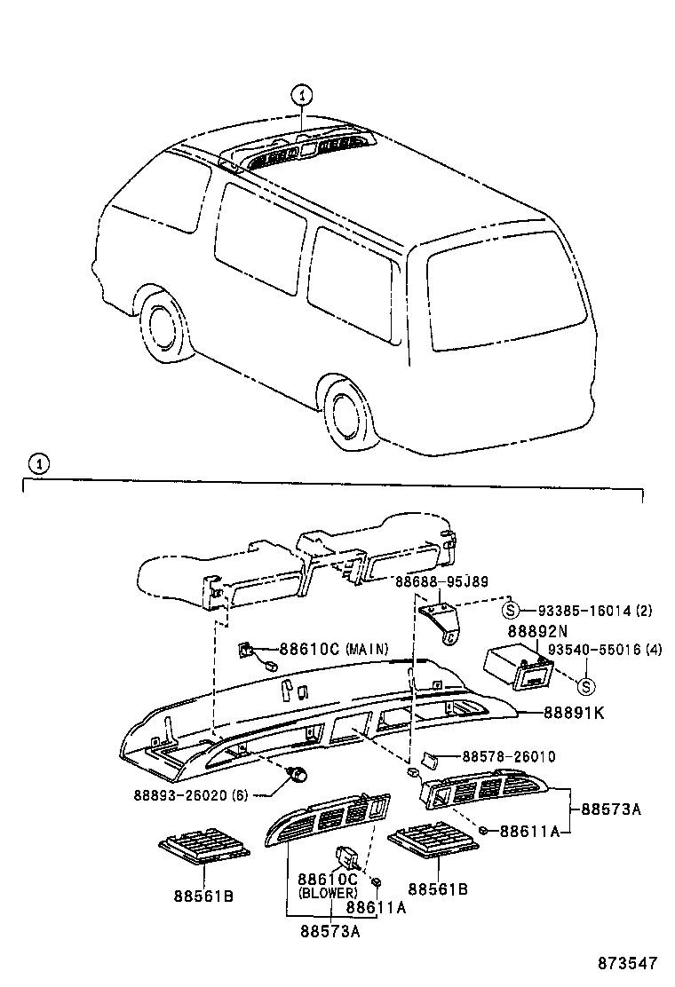 55902-26031 CONTROL SUB-ASSY, HEATER product image