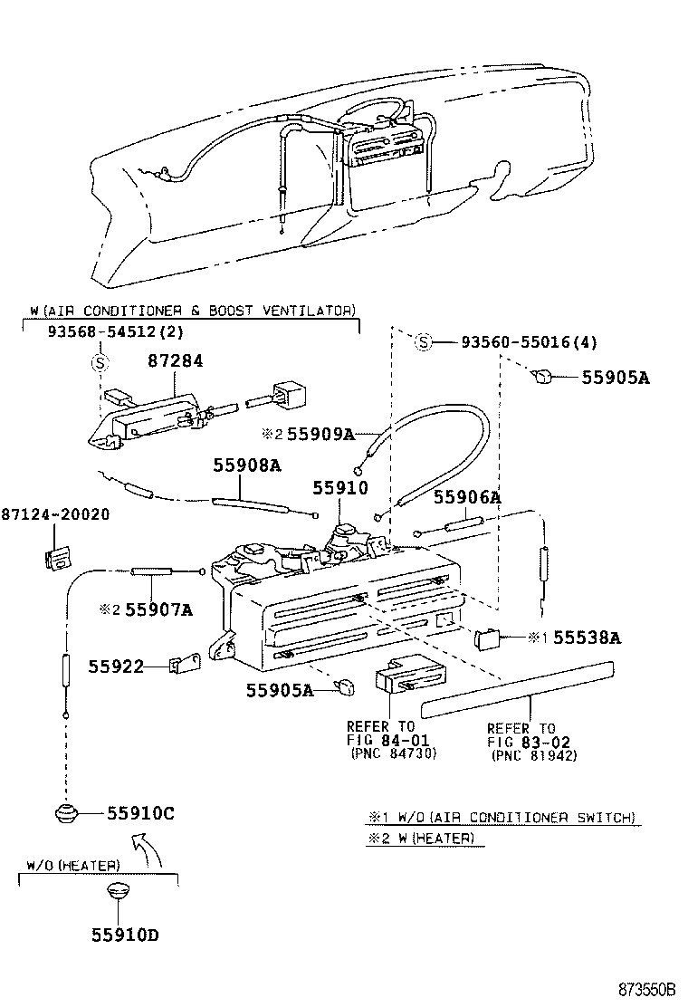 55844-95J05 DUCT, HEATER TO REGISTER, NO.2 product image