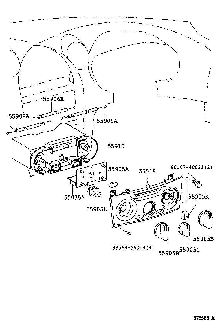 55844-20360 DUCT, HEATER TO REGISTER, NO.2 product image