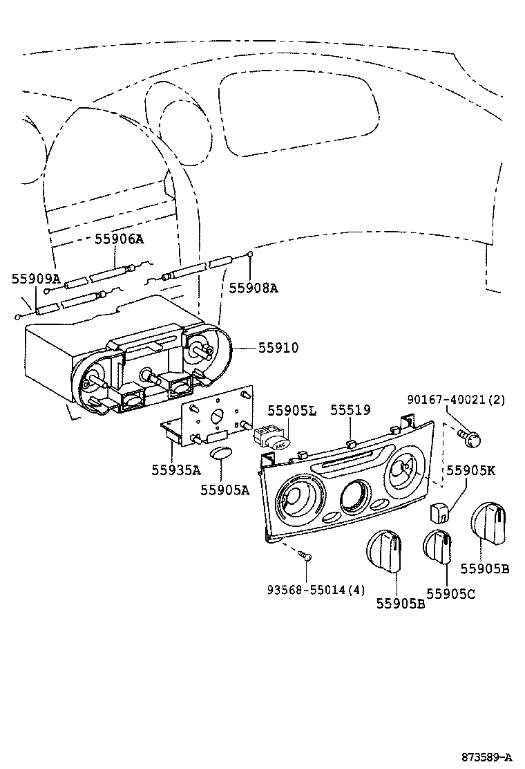 55844-20360 DUCT, HEATER TO REGISTER, NO.2 product image