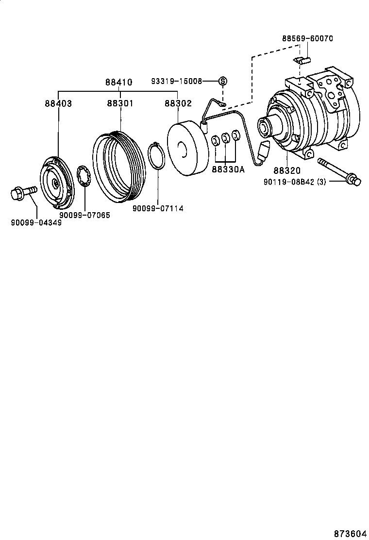 88336-32150 SENSOR, COMPRESSOR product image