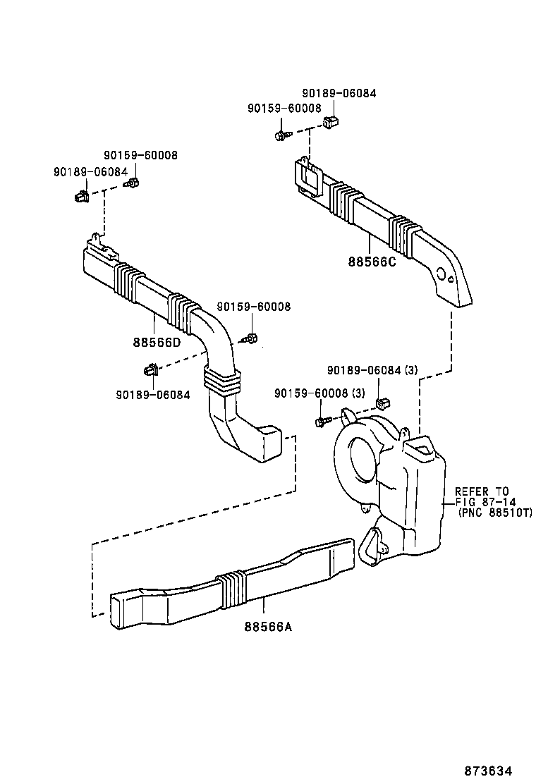 55912-22020 HOUSING, HEATER CONTROL product image