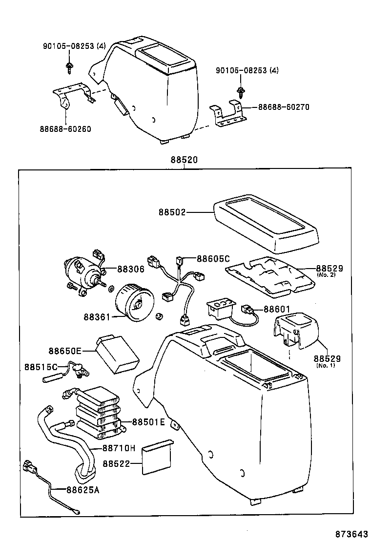88510-60470 UNIT ASSY, COOLER product image