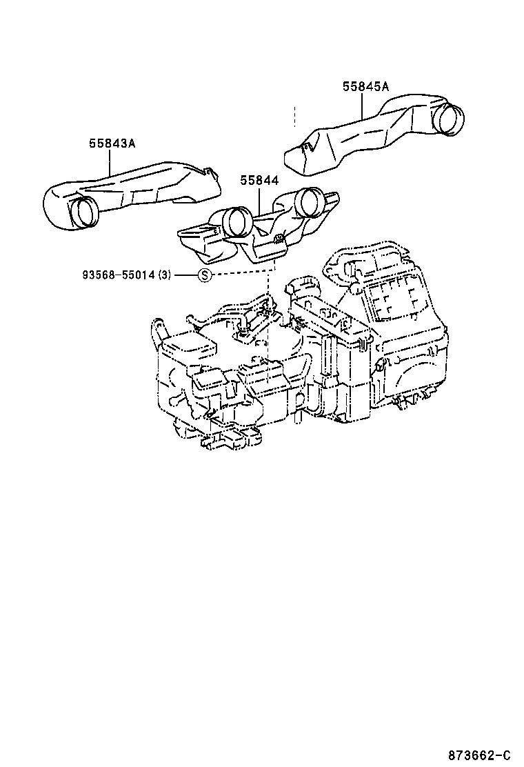 55910-52070 CONTROL ASSY, HEATER OR BOOST VENTILATOR product image