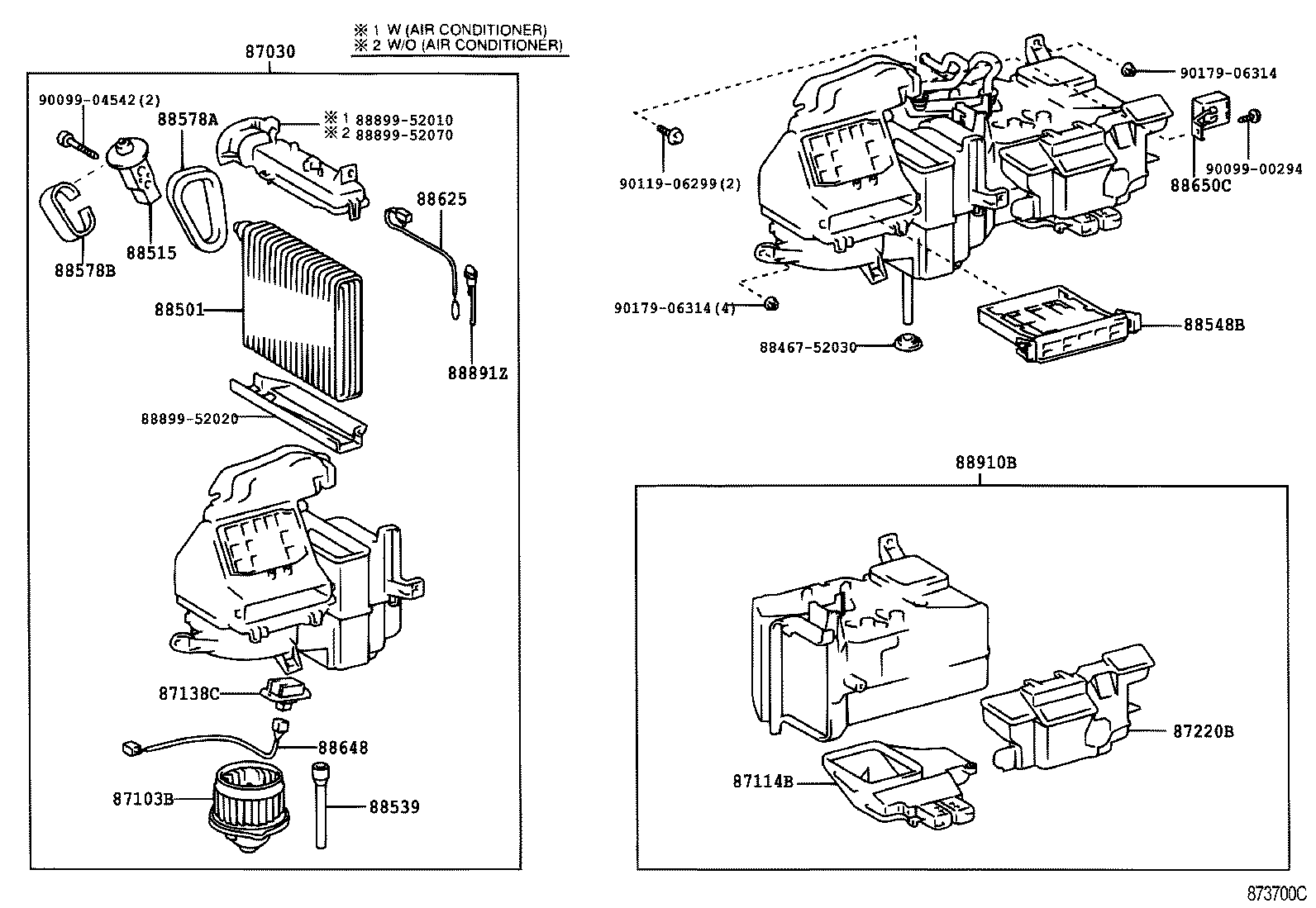 88508-52040 CASE, AIR FILTER product image