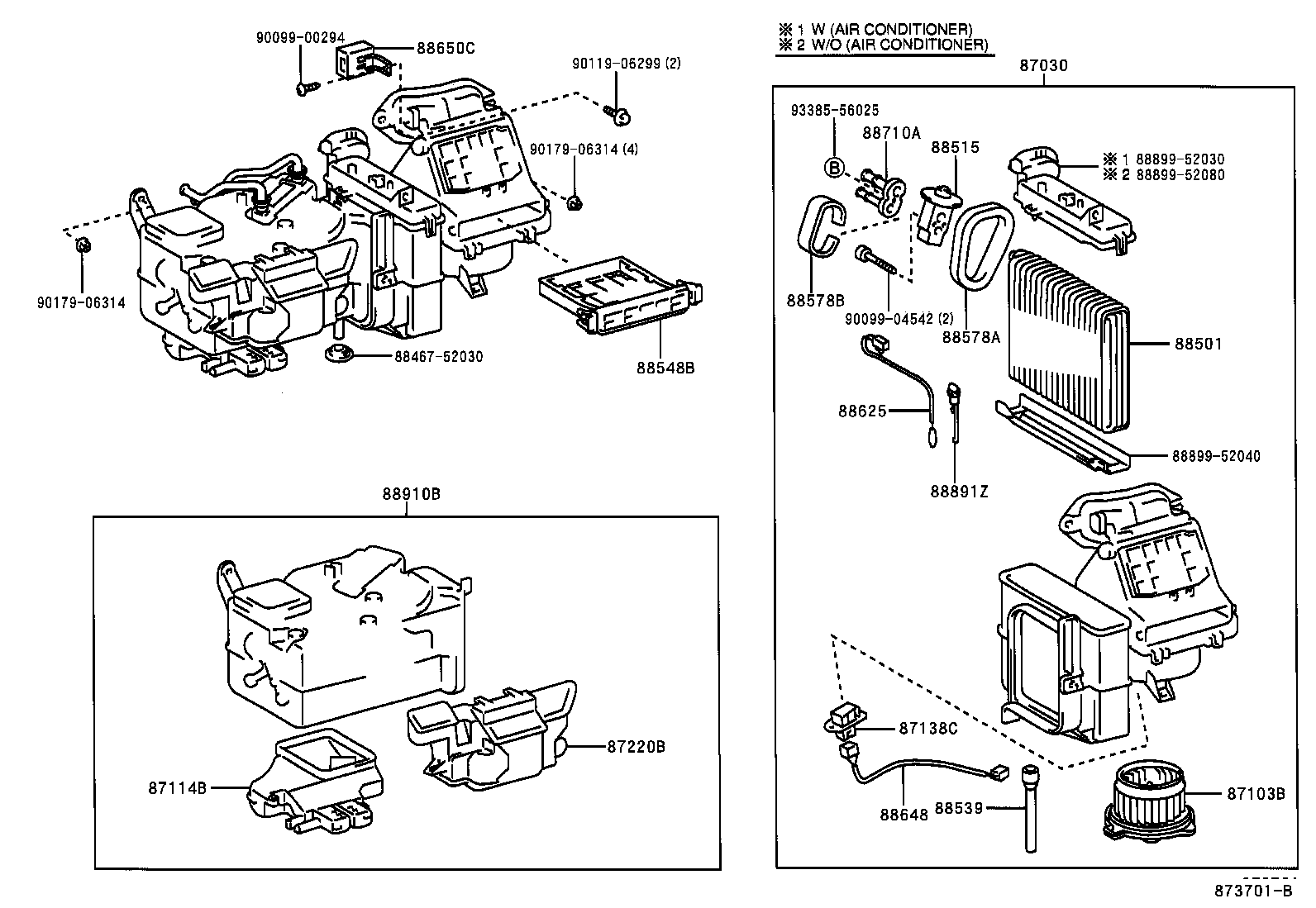 88508-52040 CASE, AIR FILTER product image
