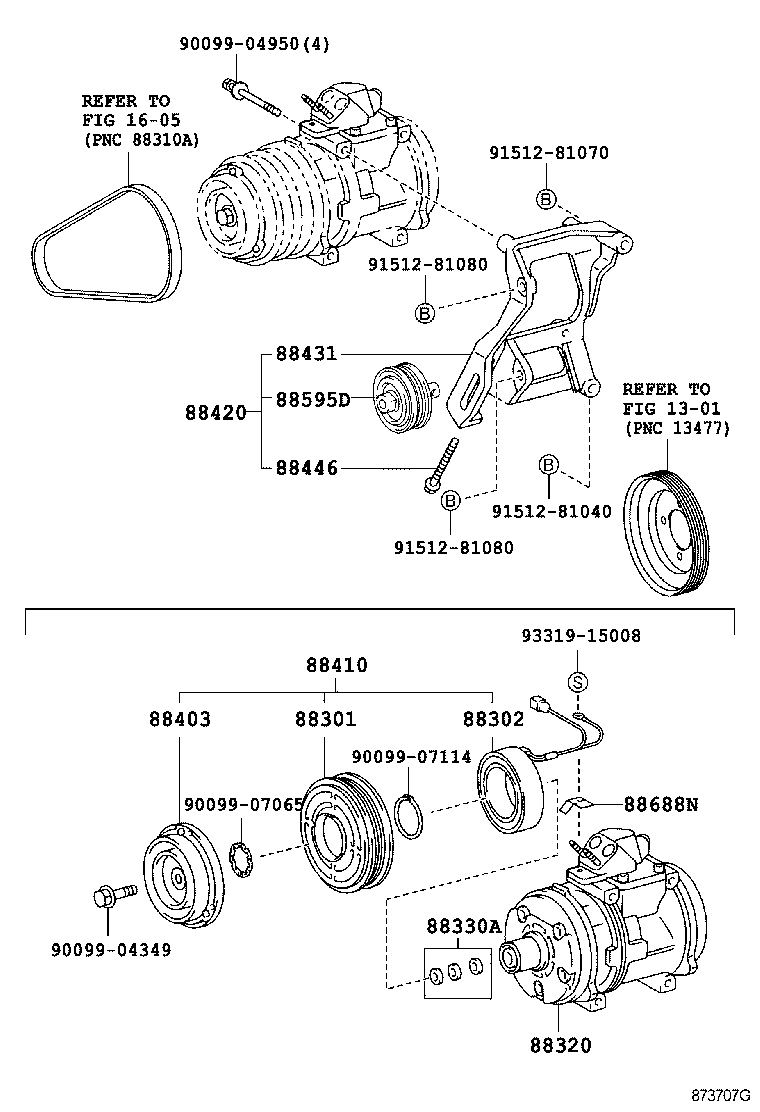 88440-0B020 PULLEY ASSY, IDLE product image
