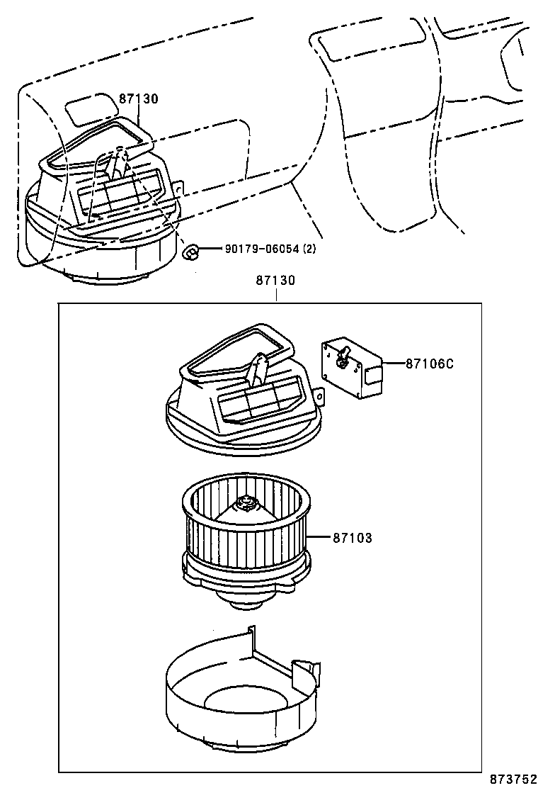 55907-12440 CABLE SUB-ASSY, WATER VALVE CONTROL product image