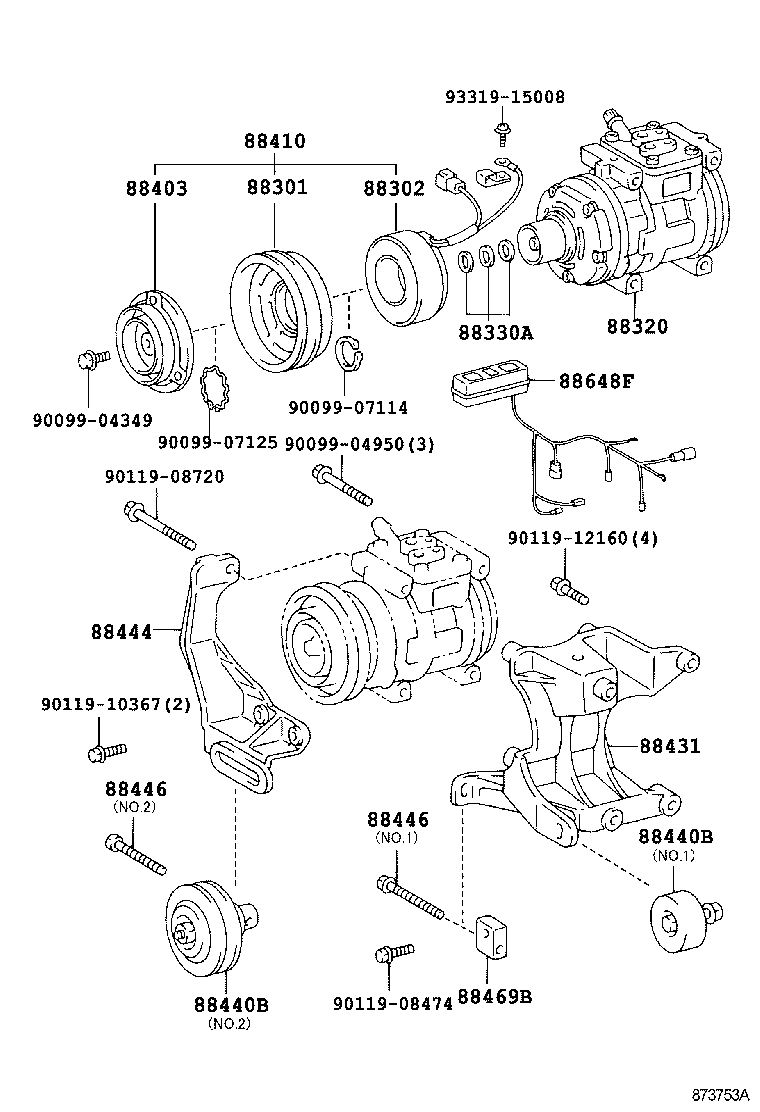 88320-35580 COMPRESSOR ASSY, COOLER product image