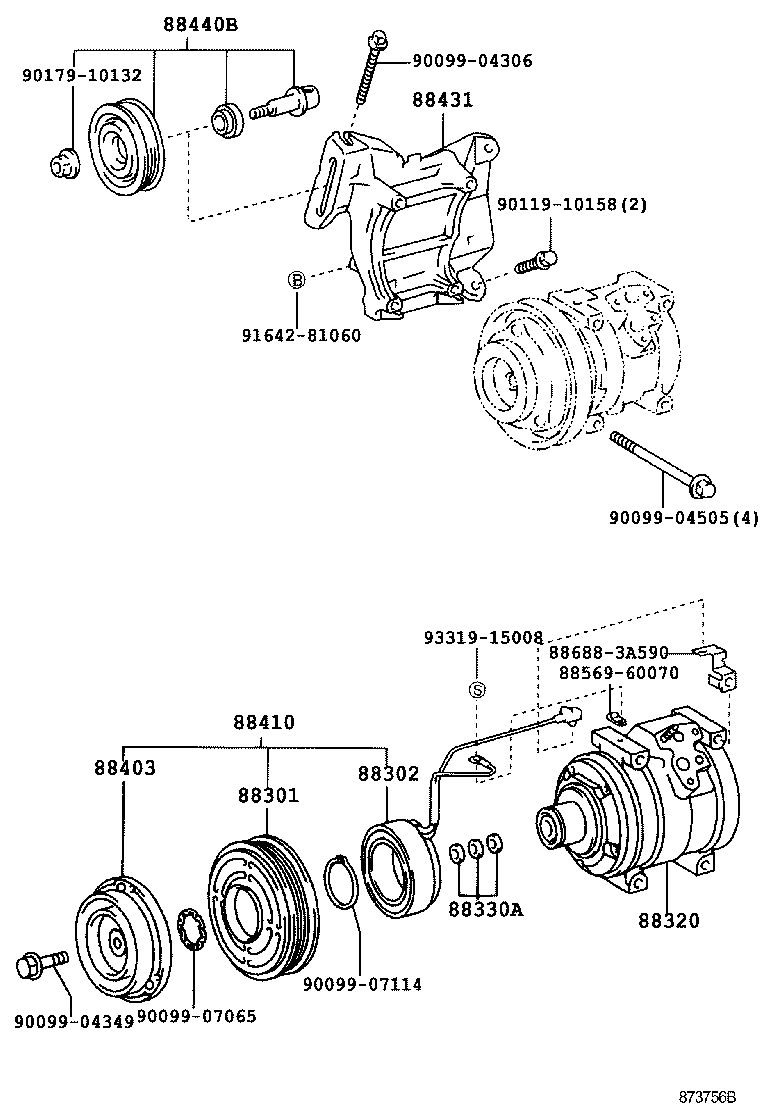 88320-30720 COMPRESSOR ASSY, COOLER product image