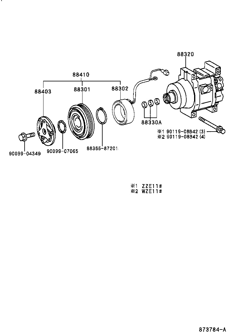 88410-02060 CLUTCH ASSY, MAGNET product image