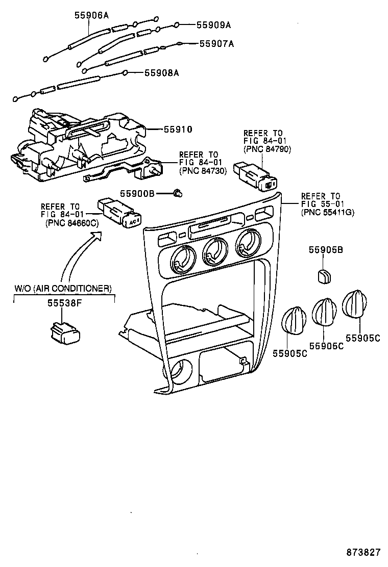 55846-02030 DUCT, HEATER TO REGISTER, NO.4 product image