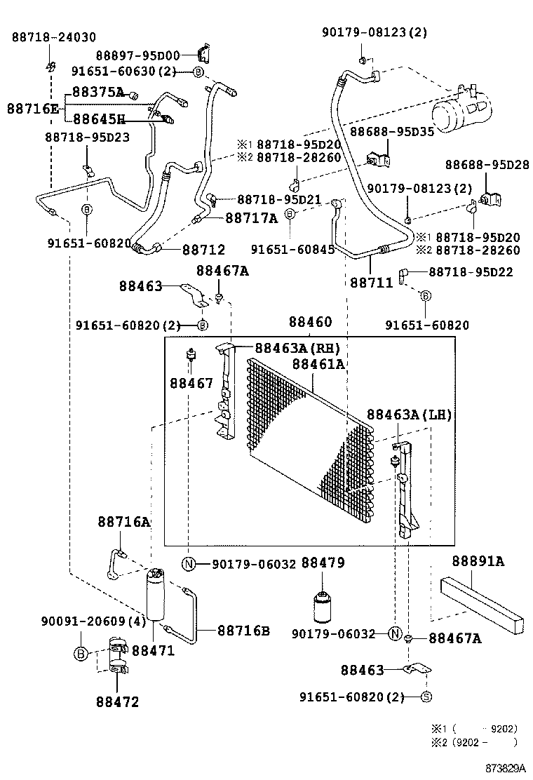 88461-28080 CORE, COOLER CONDENSER product image