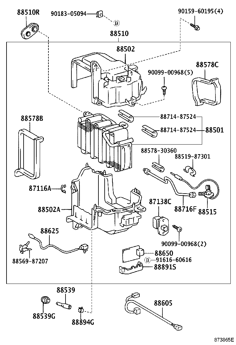 88515-35010 VALVE, COOLER EXPANSION product image
