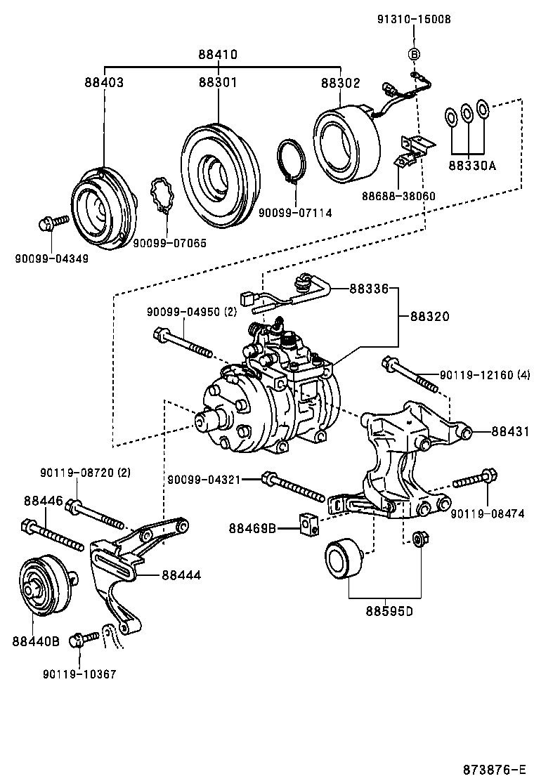 88336-60140 SENSOR, COMPRESSOR product image