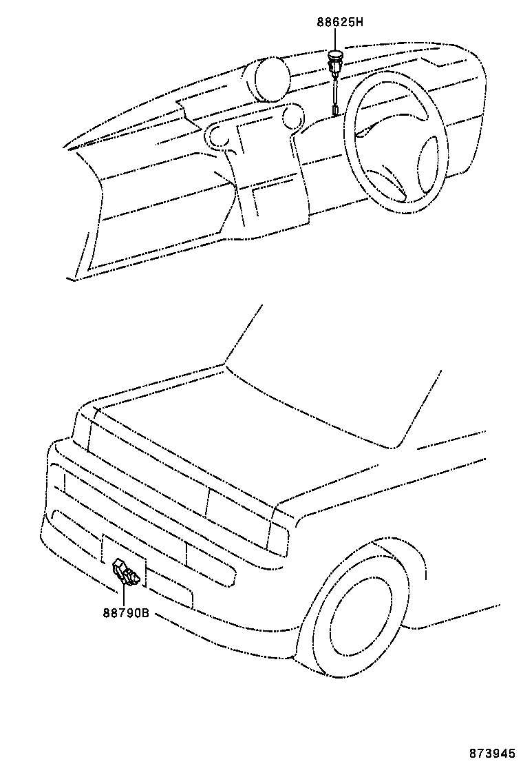 55844-52050 DUCT, HEATER TO REGISTER, NO.2 product image