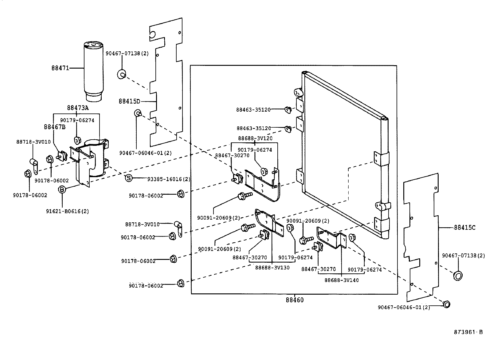 88415-37040 COVER, DUST, NO.2 product image