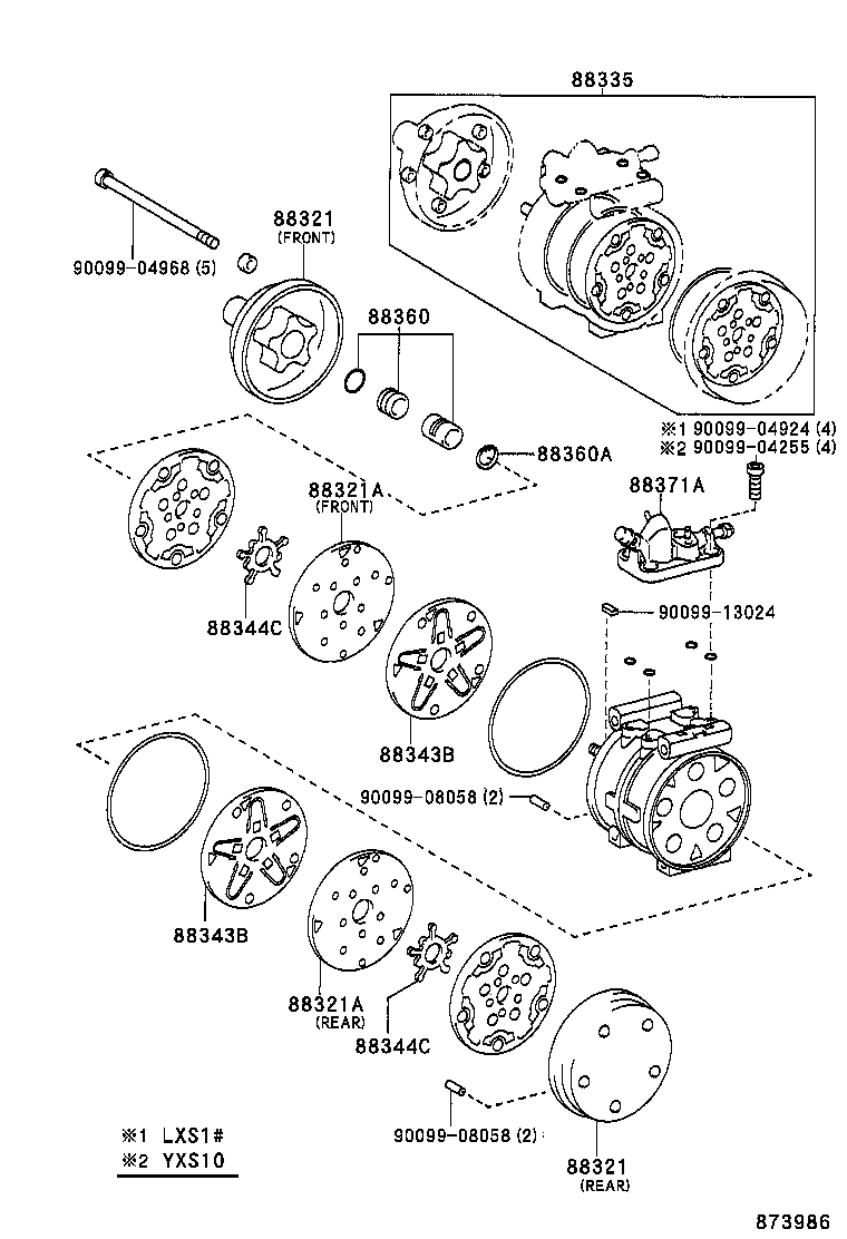 88320-22700 COMPRESSOR ASSY, COOLER product image