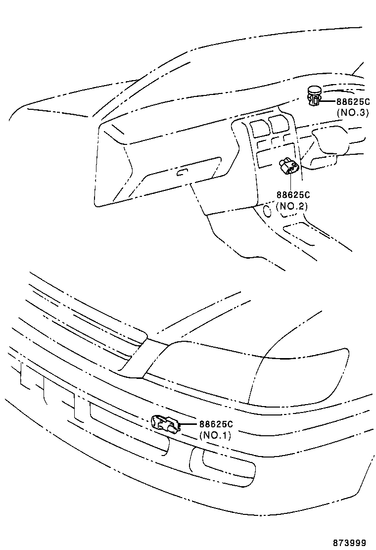 55832-20110 CONNECTOR, INSTRUMENT PANEL REGISTER, NO.2 product image