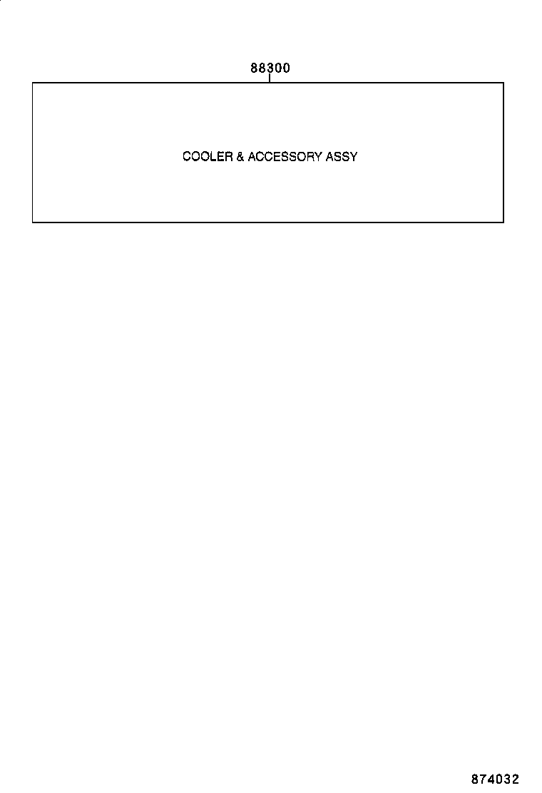 88300-3D020 COOLER & ACCESSORY ASSY product image