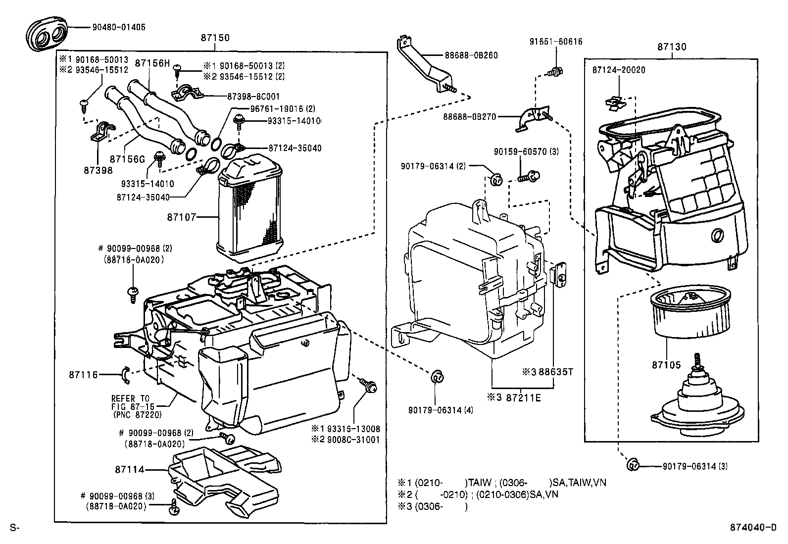 87114-0B010 COVER, HEATER product image