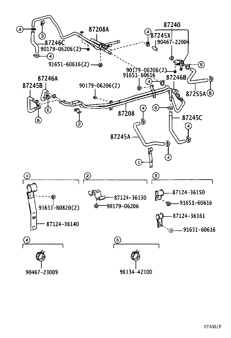 87240-36110 VALVE ASSY, HEATER WATER product image