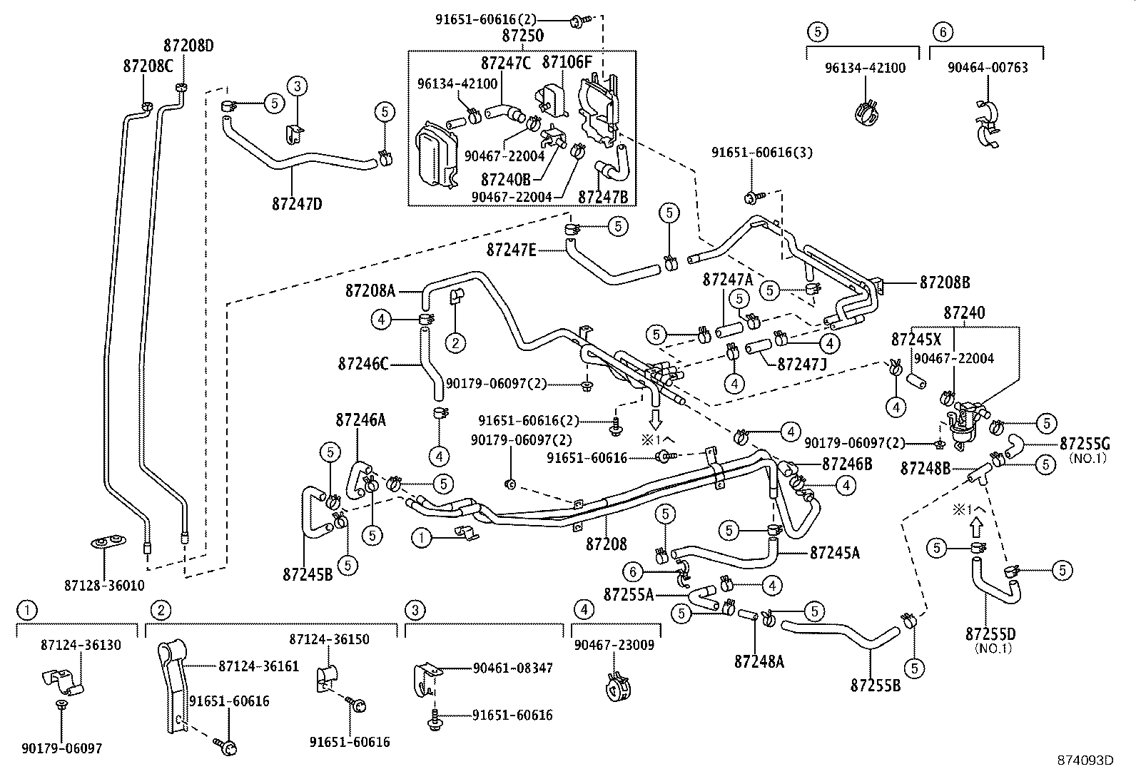 87240-36110 VALVE ASSY, HEATER WATER product image