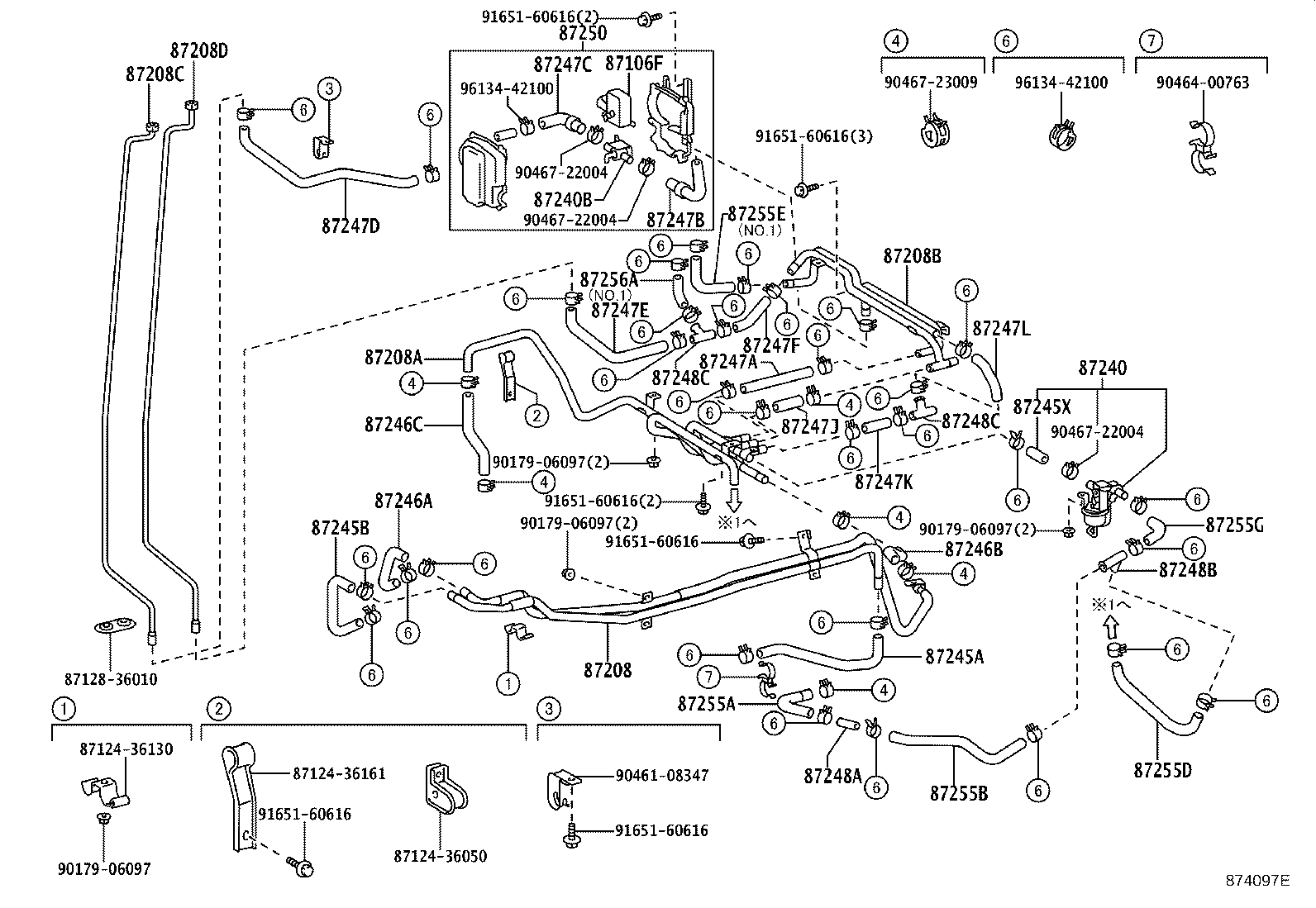 87240-36110 VALVE ASSY, HEATER WATER product image