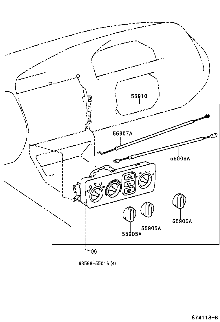 55844-YF010 DUCT, HEATER TO REGISTER, NO.2 product image