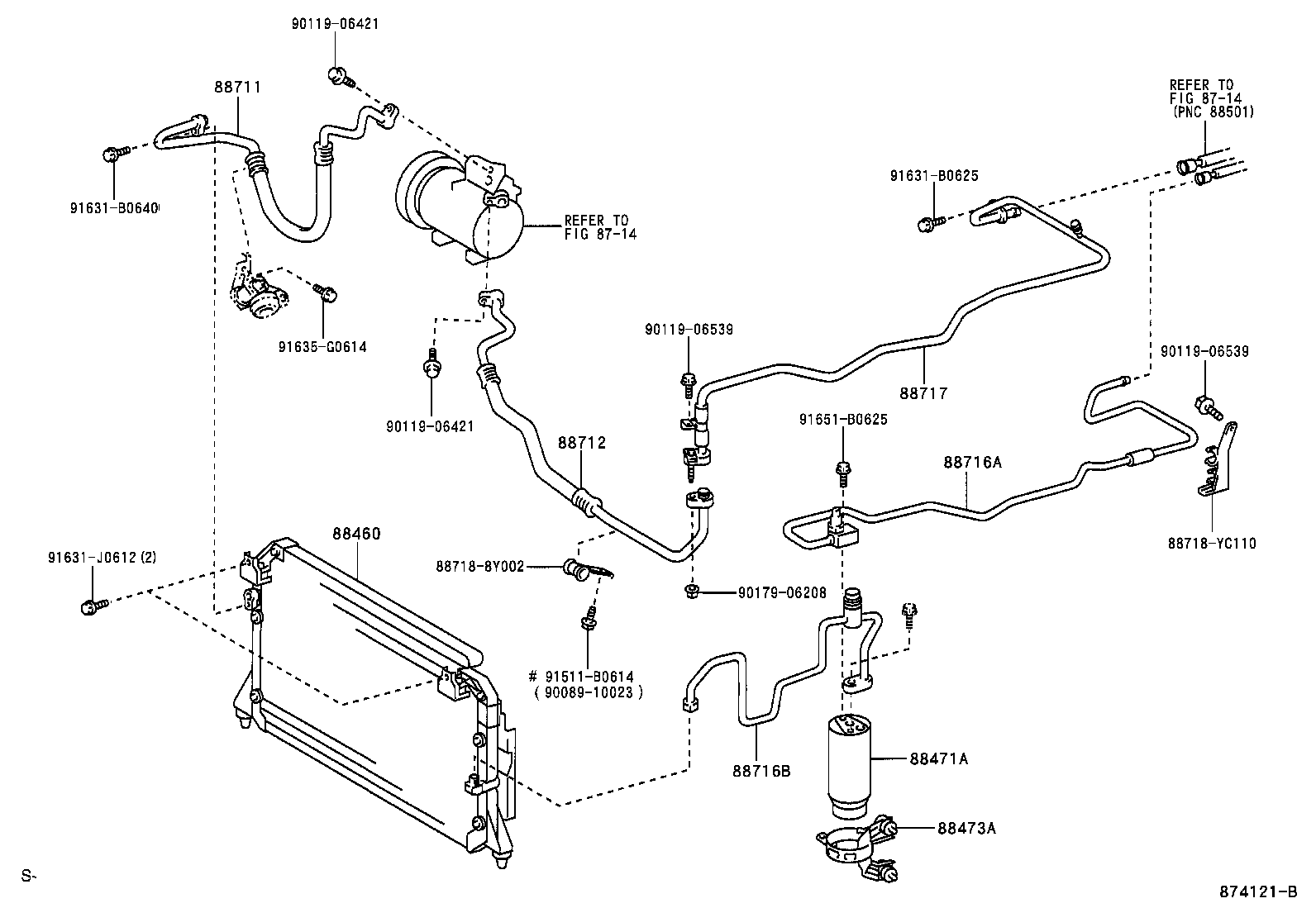 88473-YC030 HOLDER, RECEIVER product image