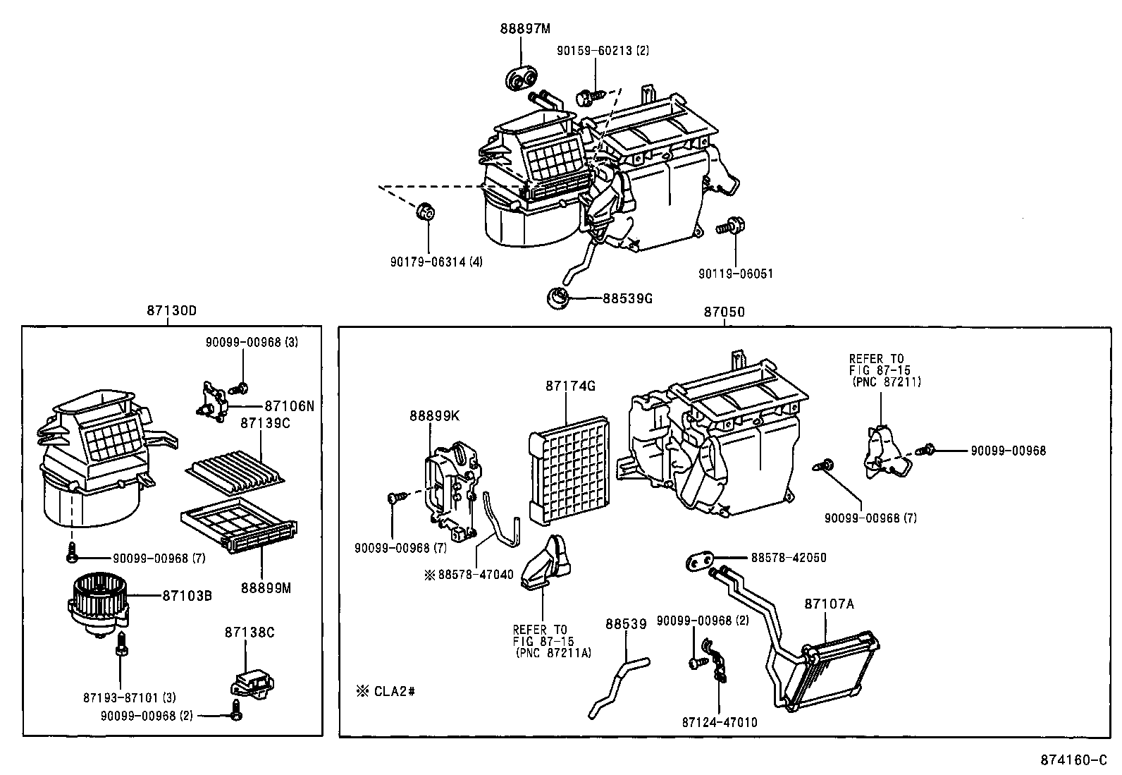 87050-42100 RADIATOR ASSY, AIR CONDITIONER product image