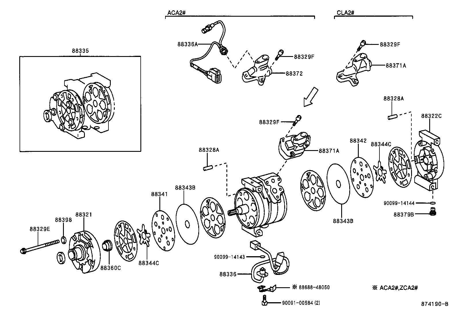 88403-28020 HUB SUB-ASSY, MAGNET CLUTCH product image