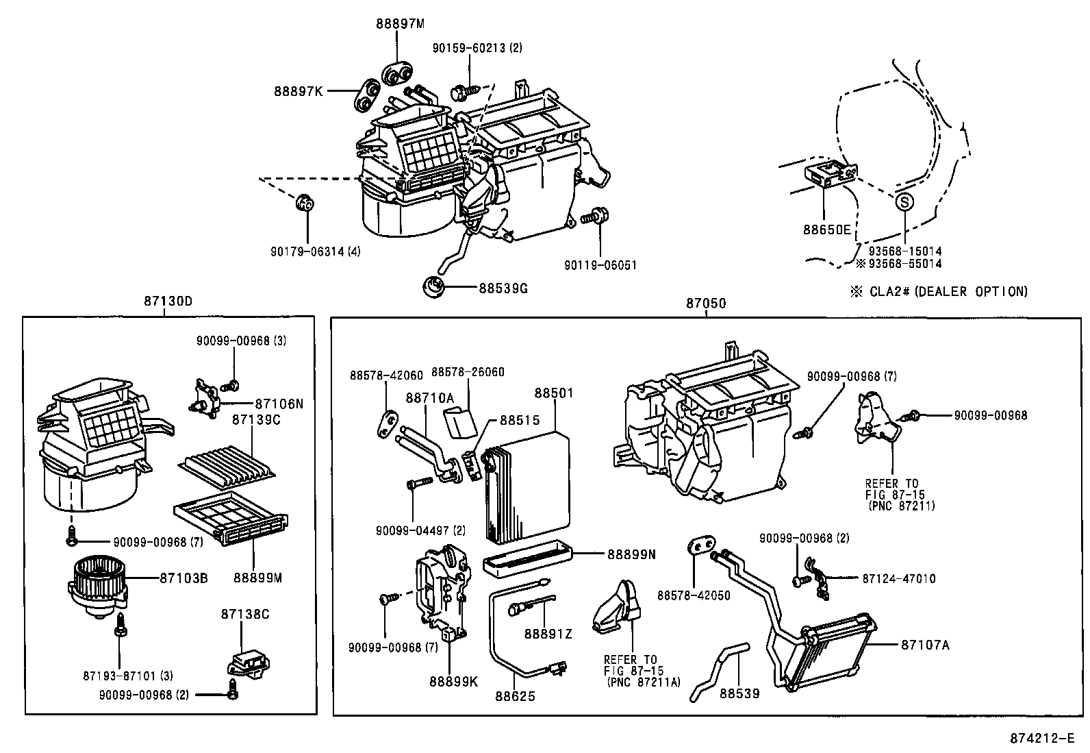 87050-42100 RADIATOR ASSY, AIR CONDITIONER product image