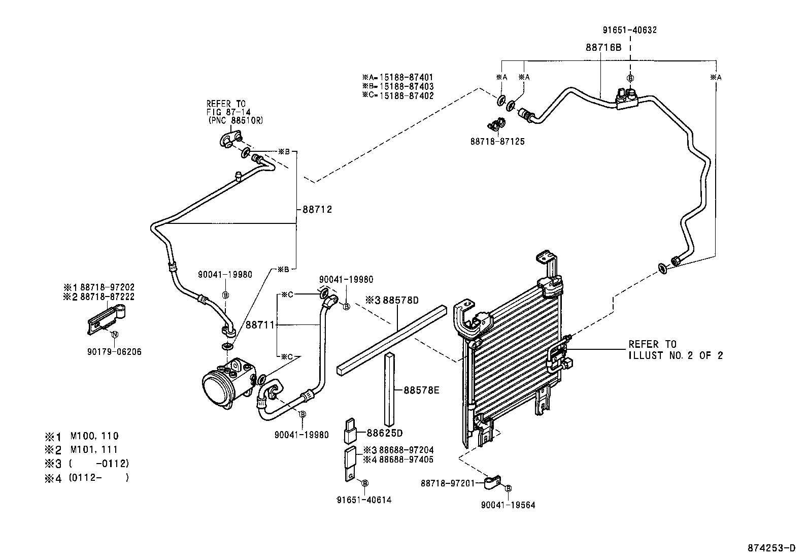 88461-97205 CORE, COOLER CONDENSER product image