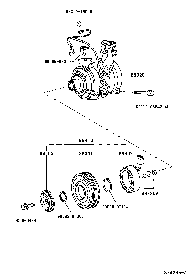 88688-2D770 BRACKET, COOLER product image